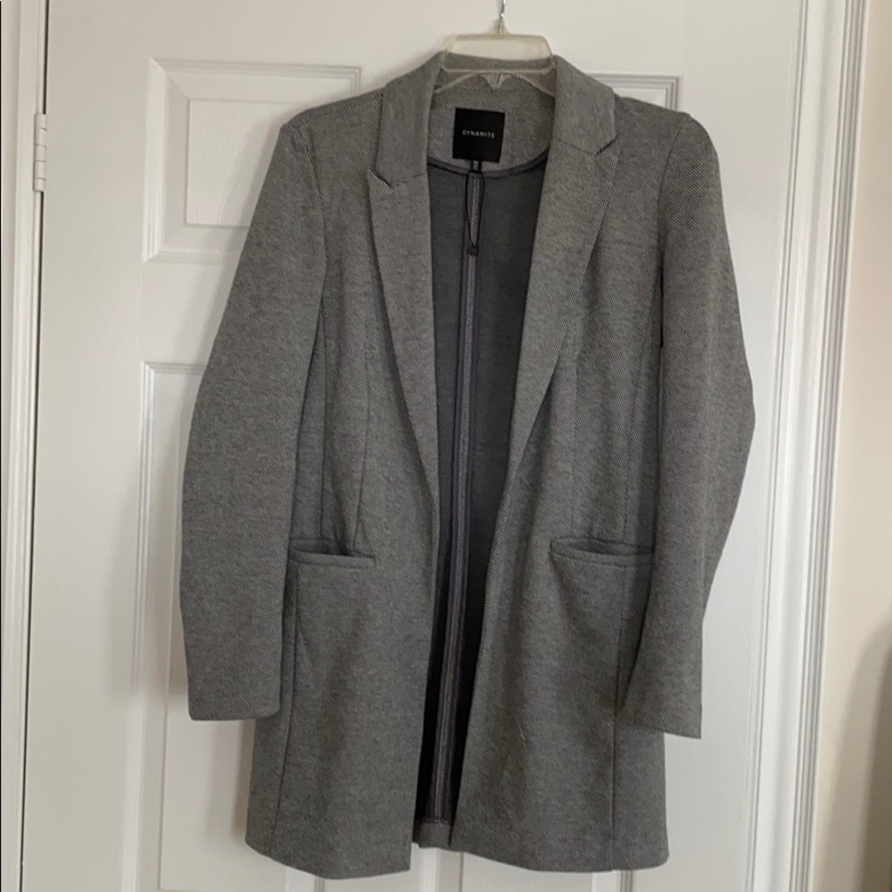 Dynamite fitted stretch blazer. - Picture 3 of 5